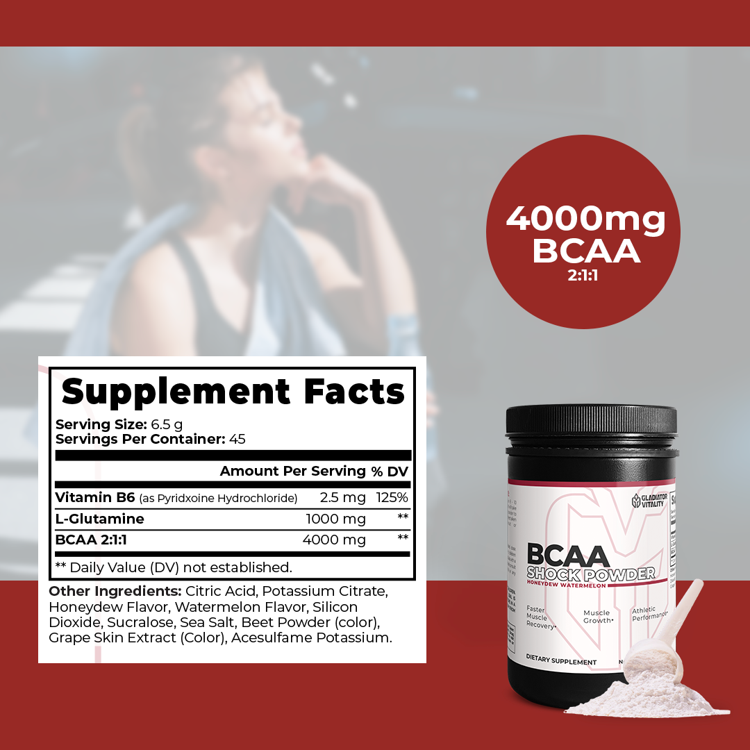 BCAA Post Workout Powder (Honeydew/Watermelon)